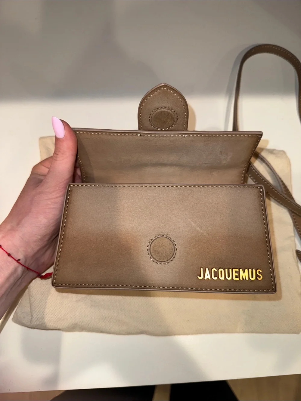 Jacquemus le bambino Mini Top-Handle Crossbody bag - Picture 6 of 10